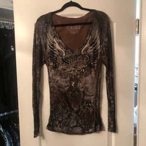 Sinful long sleeve shirt